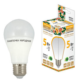   -LED-A60-5 -230 -4000 -27, (58109 ),  SQ0340-0110