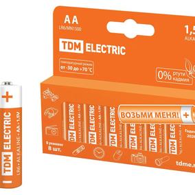   LR6 AA Alkaline 1,5V PAK-8 TDM SQ1702-0009