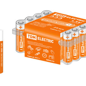   LR03 AAA Alkaline 1,5V BOX-24 TDM SQ1702-0033