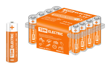   LR6 AA Alkaline 1,5V BOX-24 TDM SQ1702-0035