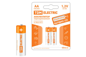  AA-800 mAh Ni-MH BP-2 TDM SQ1702-0066