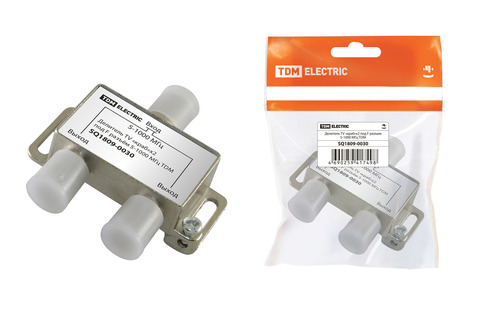 Делитель TV «краб»х2 под F разъём 5-1000 МГц TDM Делитель TV «краб»х2 под F разъём 5-1000 МГц TDM