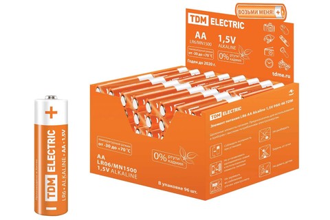   LR6 AA Alkaline 1,5V PAK-96 TDM