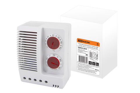 Гигротерм электронный ГТЭН-03 230В от 0 до +60 °C / от 50 до 90% RH TDM Гигротерм электронный ГТЭН-03 230В от 0 до +60 °C / от 50 до 90% RH TDM