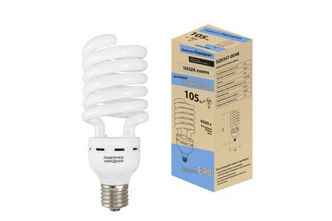 Лампа люминесцентная НЛ-HS-105 Вт-6500 К–Е40 Лампа люминесцентная НЛ-HS-105 Вт-6500 К–Е40