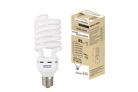 Лампа люминесцентная НЛ-HS-85 Вт-4000 К–Е40 Лампа люминесцентная НЛ-HS-85 Вт-4000 К–Е40