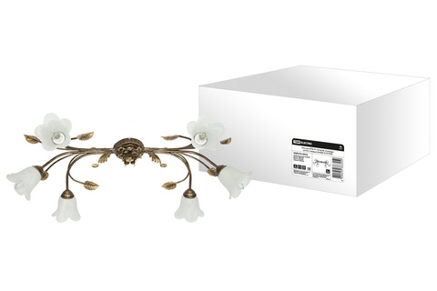 Люстра НПБ-01-22-6х40 «Сканди» антик с медью 6х40Вт E14 TDM Люстра НПБ-01-22-6х40 «Сканди» антик с медью 6х40Вт E14 TDM